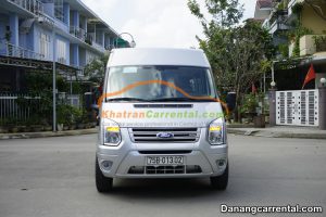 16 seats Ford Transit hoi an to hue by car