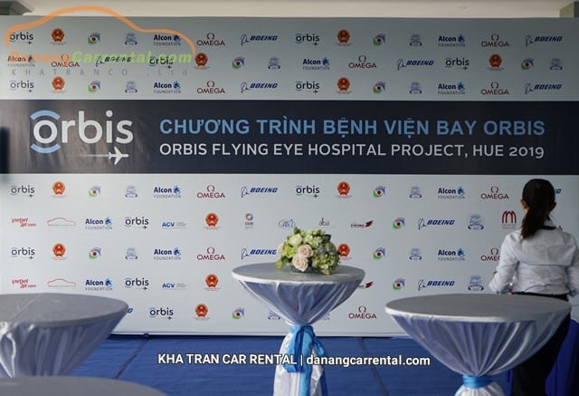 Kha Tran Car Rental - The main sponsor of Orbis for transportation